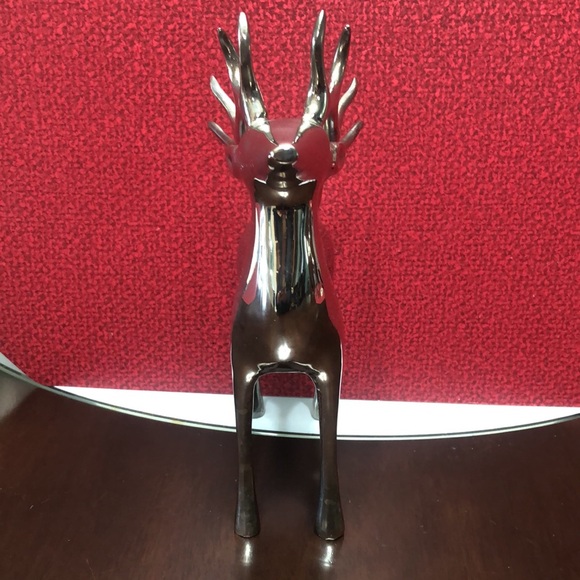 POTTERY BARN DEER CANDLESTICK HOLDER 8” - Picture 3 of 4